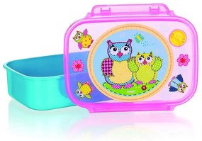 Desiatová krabička sovy modrá 12651000B