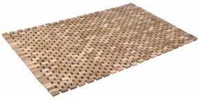 Protišmyková podložka do kúpeľne, teak, 80,5 x 48 cm