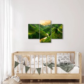 Obraz - Ryžové terasy Mu Cang Chai (90x60 cm)
