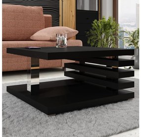 MIRJAN 24 Konferenčný stolík KYOTO 31x60 cm matná čierna MJ0014
