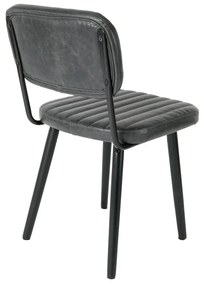 Čierna jedálenská stolička Jake Worn – White Label