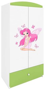 Skriňa Babydreams Zelená – Víla 1