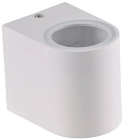 Vonkajšie nástenné svietidlo BOSTON 1xGU10/10W/230V IP44 biela