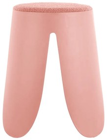 Svetloružová plastová stolička Savor – Leitmotiv