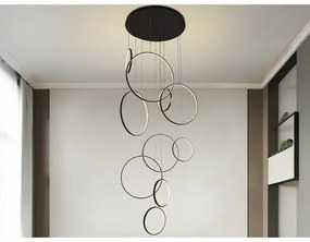 LED Stmievateľný luster na lanku LED/290W/230V 3000-6500K + diaľkové ovládanie