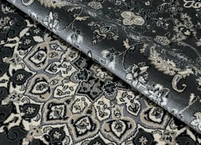 Koberce Breno Kusový koberec VENEZIA 7955A D.Grey, sivá, viacfarebná,140 x 200 cm