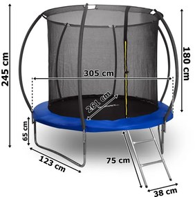 Trampolína HENZEN modrá