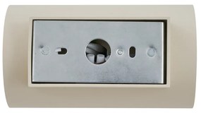 Moderná nástenná lampa béžová GU10 50 mm okrúhla 2-svetlá - Sandy