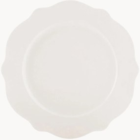 Porcelánové plytké taniere Blanc, 6 ks