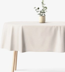 Goldea oválny obrus peru - prírodný 140 x 280 cm