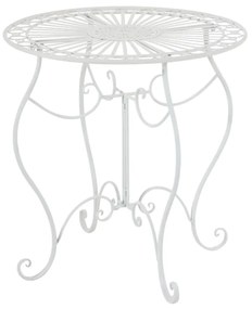 Súprava kovových stoličiek a stola Aldeano (SET 2+1) - Biela