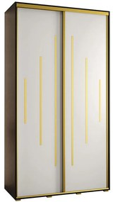 Skriňa 45 Canaris 12 130 čierna/biela/gold