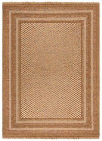 Vnútorný a vonkajší koberec v prírodnej farbe 200x290 cm Layla Border – Flair Rugs