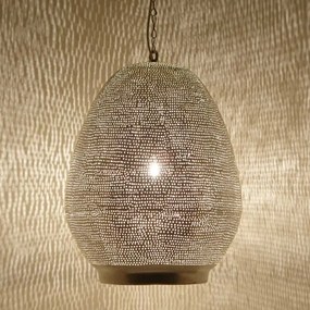 Luxusná strieborná lampa Maskatta