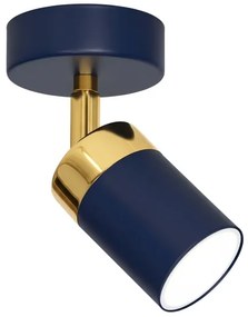 Brilagi - Nástenné bodové svietidlo POKER 1xGU10/25W/230V modrá