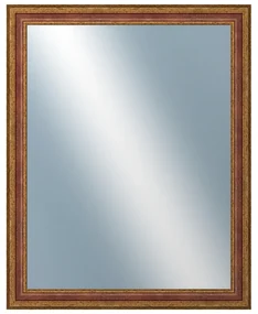 DANTIK - Zrkadlo v rámu, rozmer s rámom 80x100 cm z lišty HRAD červená (3006)