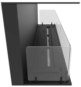 InFire - Vstavaný BIO krb 120x50 cm 5kW čierna