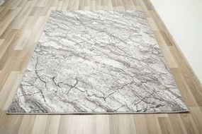 Metrážny koberec Aqua Marble 19 mramor sivý