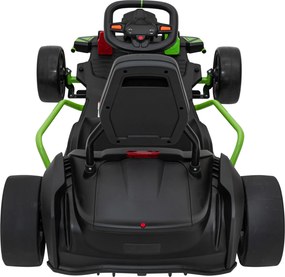 Ramiz Detská motokára na batérie Fast 3 Drift čierna + funkcia driftu + motory 2x150W + LED rádio + pásy