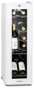 Klarstein Shiraz 12 Slim, vinotéka, 32 l, 12 fliaš, 85 W, 5–18°C, dotykový ovládací panel