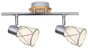 Prezent 75451 - Bodové svietidlo PADRE 2xE14/40W/230V