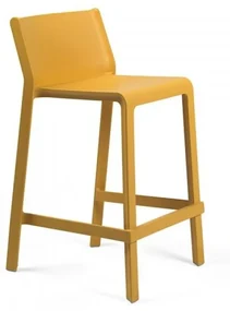 TRILL STOOL MINI záhradná barová stolička bez podrúčok senape