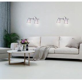 Nástenné svietidlo PIN 2xE14/40W/230V