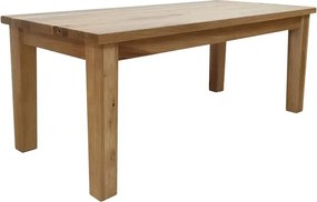 Stredný klasický jedálenský stôl z dubového masívu VPET, 160/180/200x90x80 cm 180x90 cm