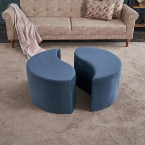 Taburetka Alis Puf Blue