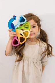 Tender Leaf - Optická hračka s farbami - páv