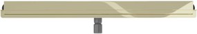 Mexen Flat nerezový sprchový žľab na stenu 90 cm vzor 2v1, zlatá, 1530090