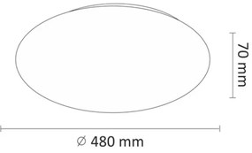 LED Stropné svietidlo LED/45W/230V 3000K/4000K/6400K