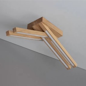 Spot-Light 2246474 - LED Prisadený luster LINUS 4xLED/4,5W/230V matný dub