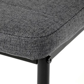 Jedálenský stôl 130x70 cm so štyrmi stoličkami ASE-1004 GREY2