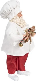 Vianočné dekorácie Santa cukrár s perníčkami - 17*12*27 cm