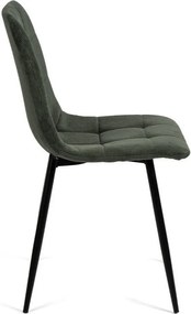 Zelené čalúnené jedálenské stoličky v súprave 2 ks Moseby – Bonami Essentials