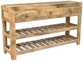 furniture-nabytek.cz - Konzolový stolík drevo mango 130x76x35