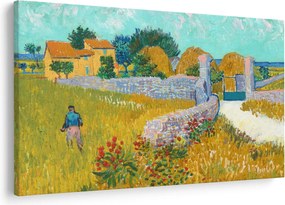Obraz - Vincent van Gogh, Farmhouse in Provence, reprodukcia (90x60 cm)