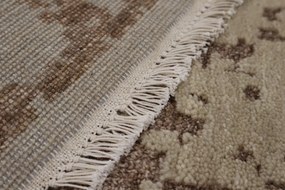 Mujkoberec Original, Ručne viazaný indický koberec Sirsa DC-4, 60x90, béžová, obývacia izba