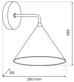 Nástenné svietidlo CAPITAL 1xGX53/15W/230V modré