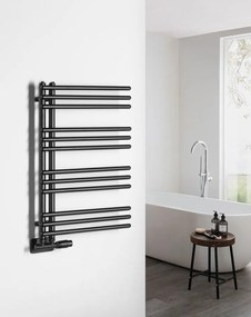 Sapho Sapho, POSEIDON vykurovacie teleso 450x740 mm, čierna matná, PS474B