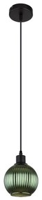 Globo 15638G - Luster na lanku ZUMBA 1xE27/25W/230V pr. 15 cm zelená
