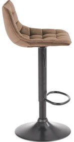 Barová stolička 106x43 cm antracit/hnedá