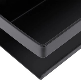 Nástenná polica MEGARA 50 cm čierna