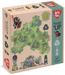 Arty Toys – Puzzl’Up – pirát Voras z klanu Furious – 18 ks