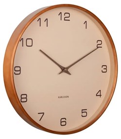 Karlsson 5993SB dizajnové nástenné hodiny béžová, pr. 40 cm