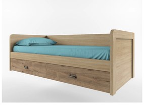 Jednolôžková posteľ 90 cm Danica (madura + dub wellington) (s roštom). Vlastná spoľahlivá doprava až k Vám domov. 1052858