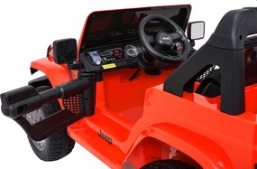Ramiz Jeep Wrangler Rubicon LIFT elektrické autíčko pre deti oranžové