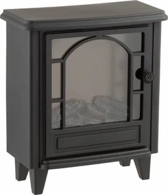 LED dekorácia krb COZY WARM 40x35 cm, čierny