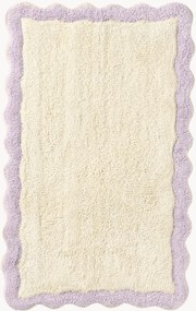 Bavlnená kúpeľňová predložka Scallop